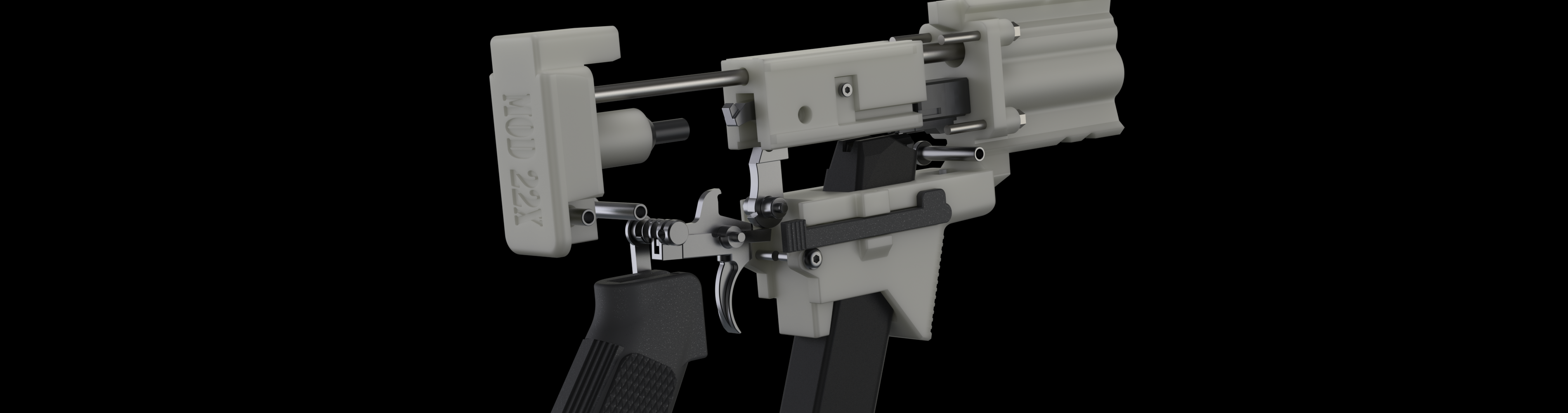 MOD-22X .22 Caliber Pistol | DEFCAD