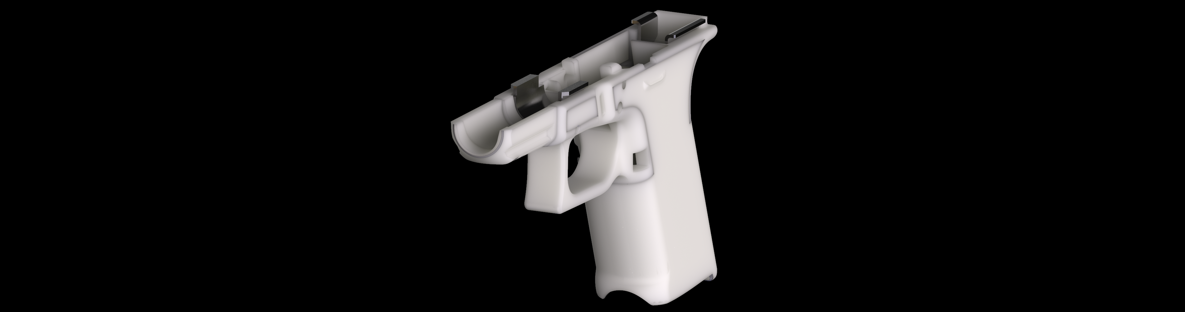 FMDA DD19 2 Revised 3D Printable Glock Frame DEFCAD