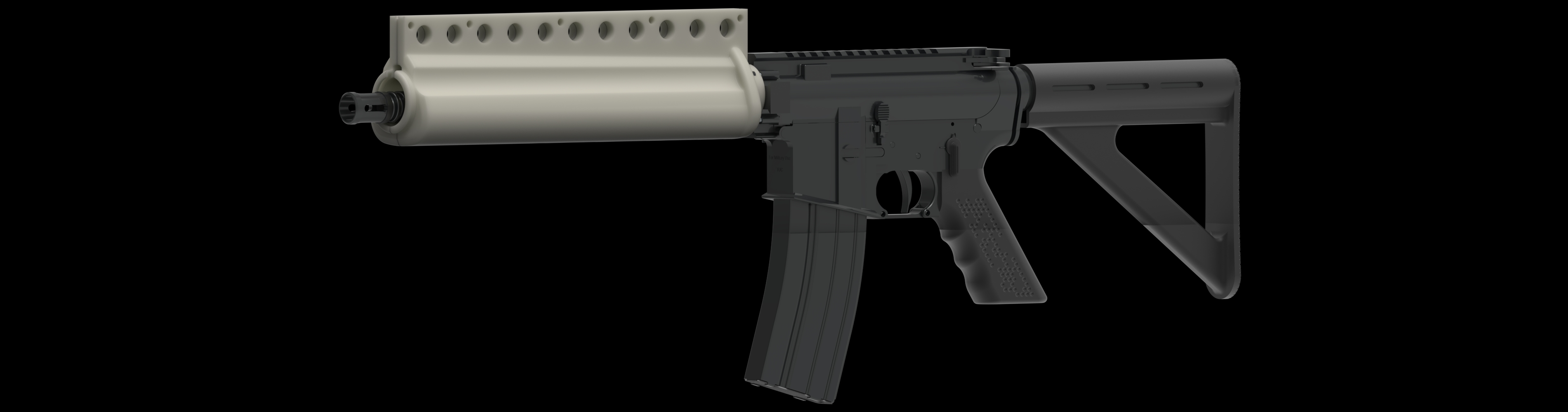 Colt ACR M16A2E2 Handguard Replica | DEFCAD