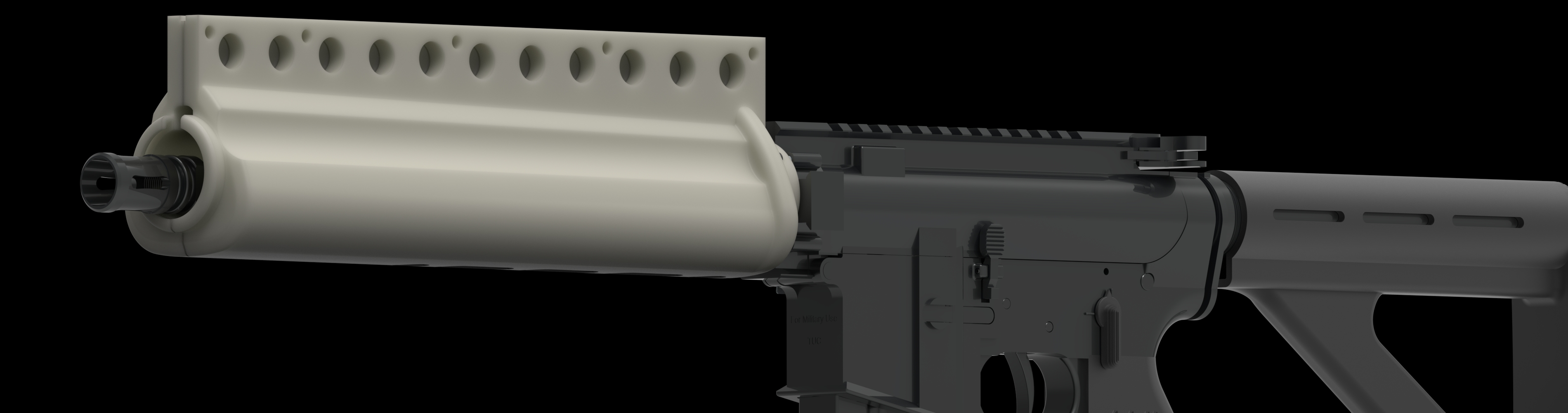 Colt ACR M16A2E2 Handguard Replica | DEFCAD