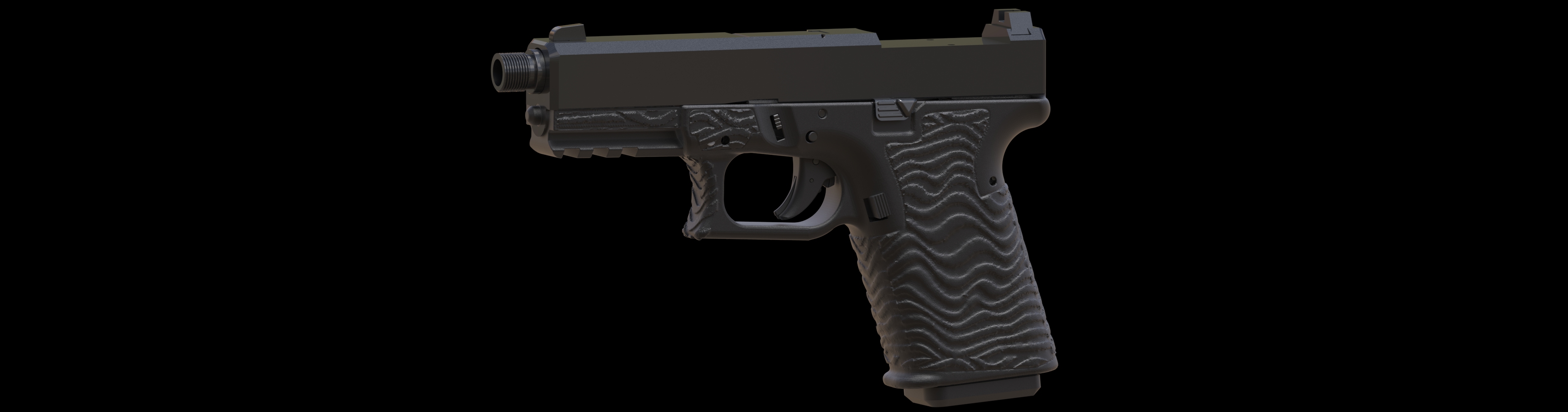 NN Polymer80 G19 FullGrip Stipple Package V2 - DEFCAD