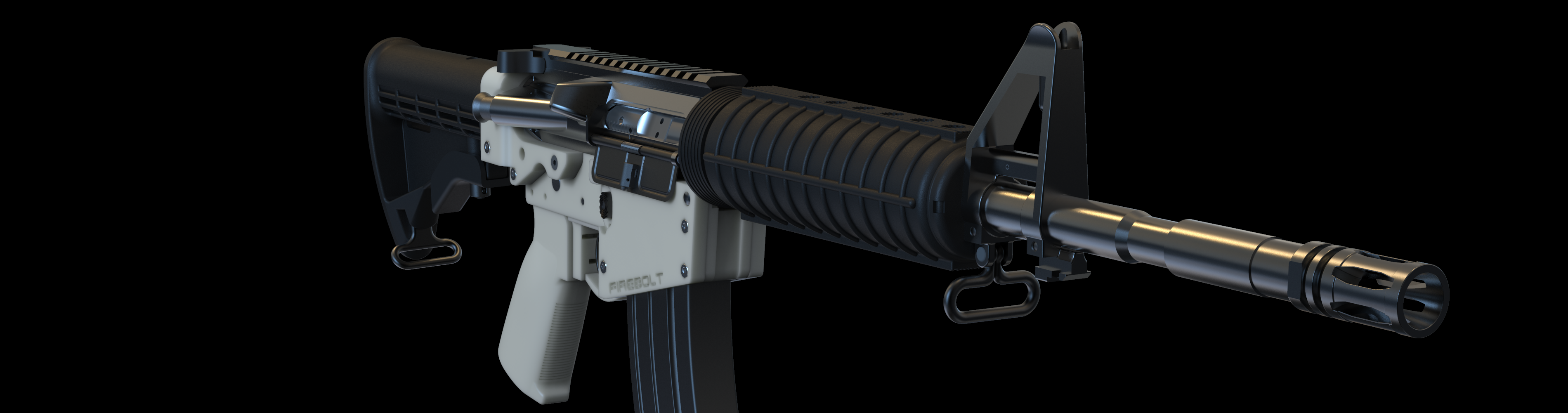The Firebolt 3D Printable AR 15 9 45 Lower Receiver System DEFCAD