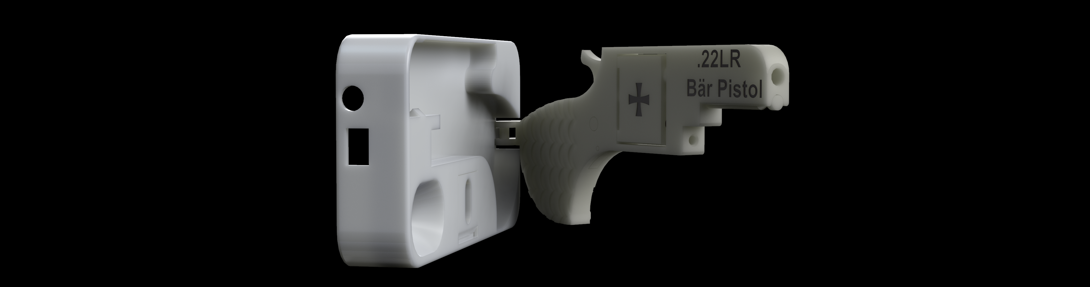 Cubot J3 22LR Bar Pistol 3D Print Kit Gun DEFCAD