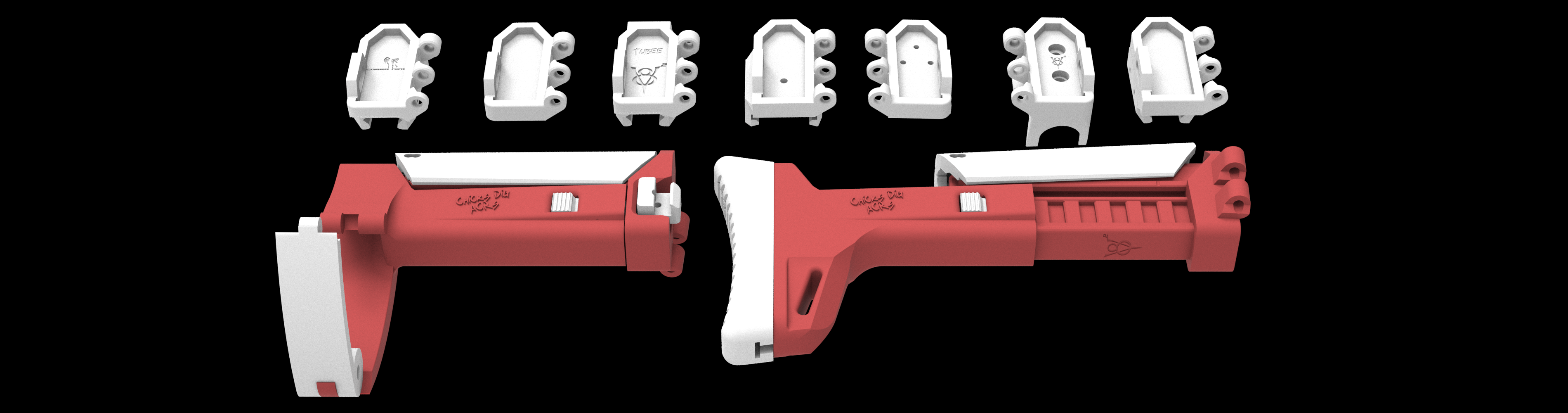 Chicks Dig ACRs Stock and Brace DEFCAD