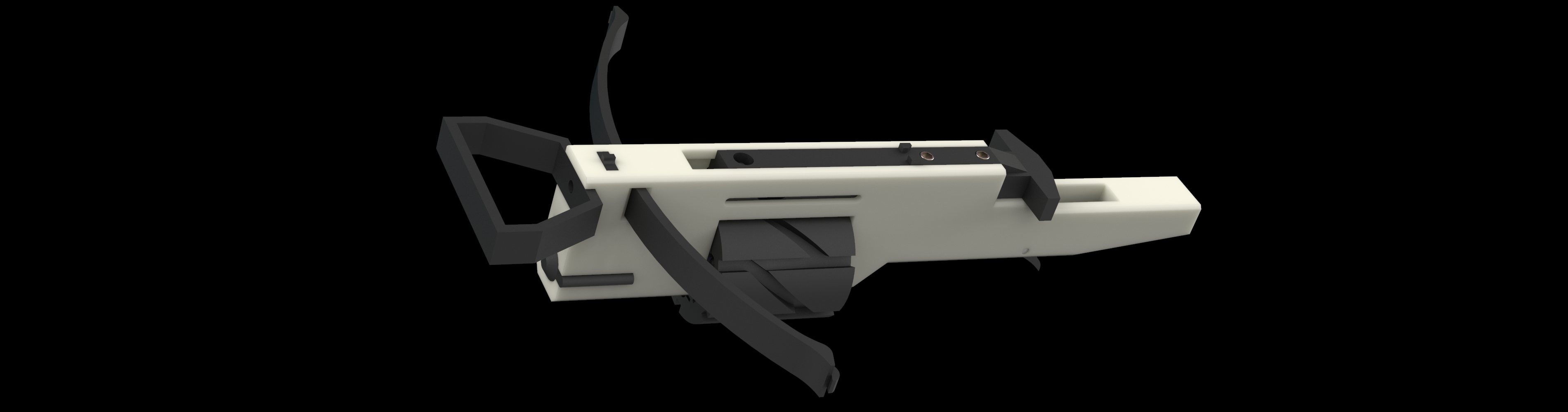 Zig Zag Revolver Cross Bow V1.0 (3D Print Kit Bow) | DEFCAD